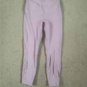 Lululemon high waisted lavender/light pinkish leggings